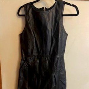 Black Leather Dress